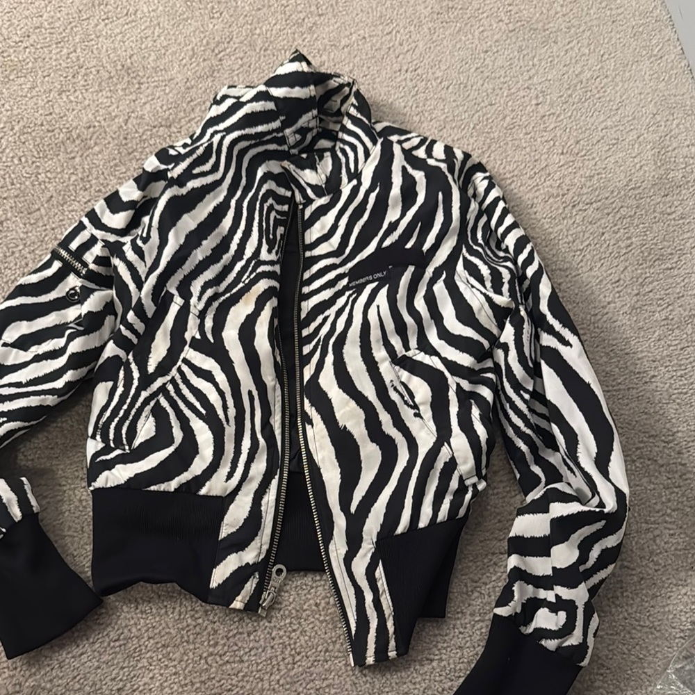 Members only Zebra Print Jacket